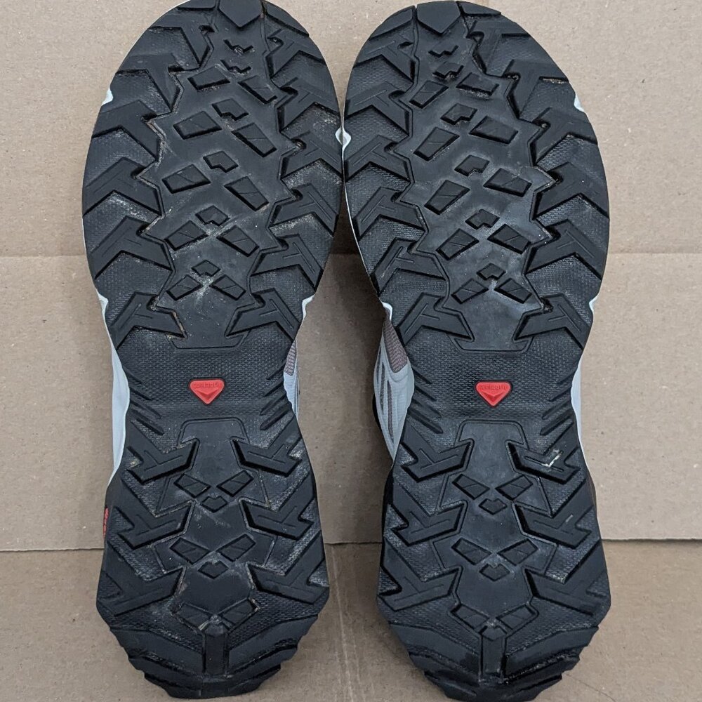 Salomon X Raise GTX Shoes Womens 9.5 Pink Gray GORE-TEX Hiking Quicklace Trail - Picture 15 of 16